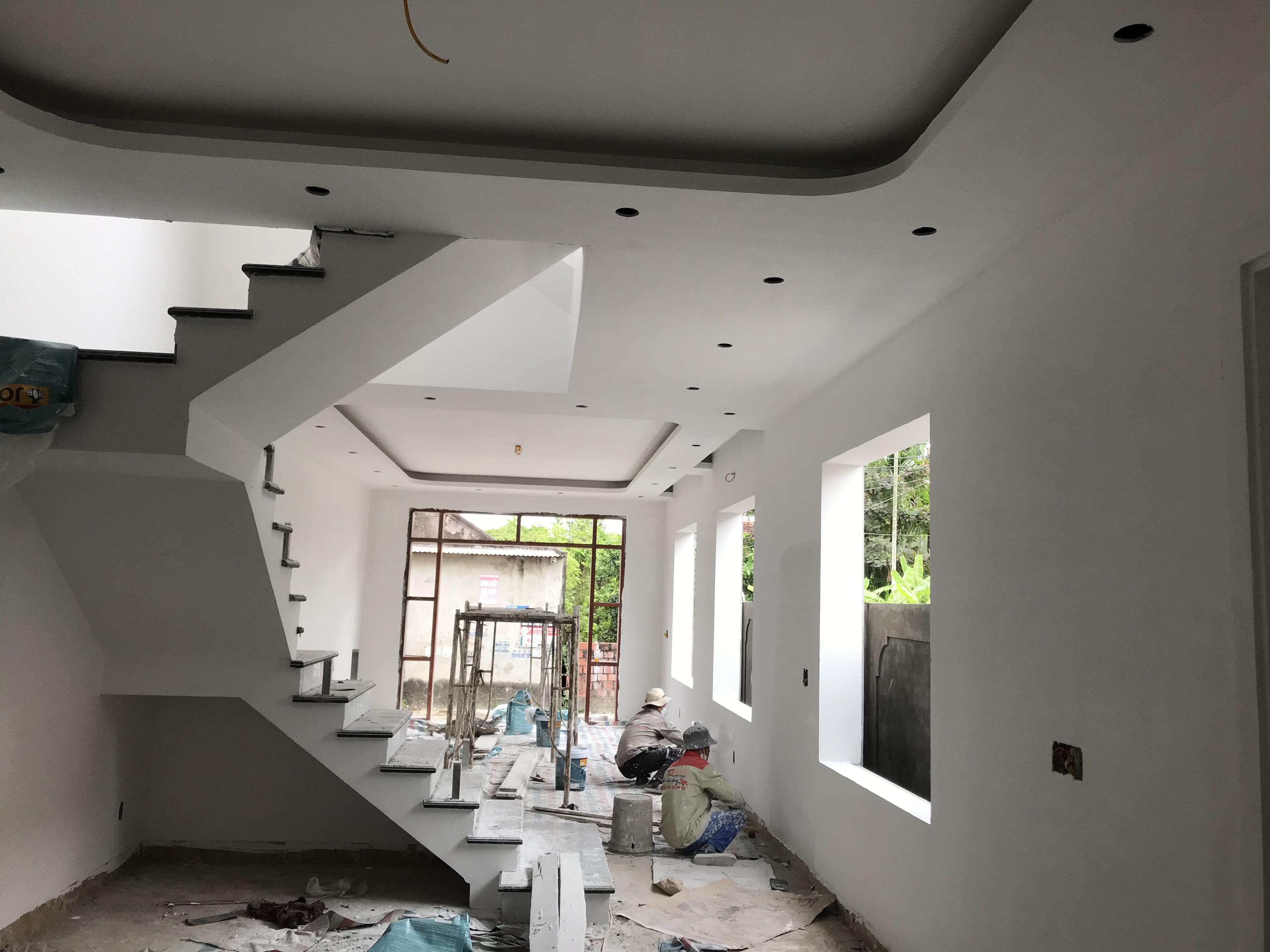 Hình ảnh công ty cổ phần Thiết Kế Quy Hoạch Xây Dựng thi công xây dựng trọn gói nhà Chị Dung ở Thuỷ Nguyên Hải Phòng